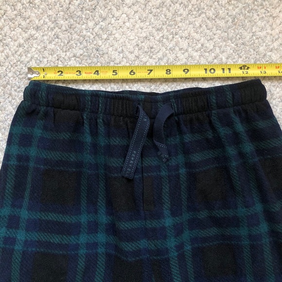 Perry Ellis Windowpane Plaid Pajama Lounge Pants Green - Picture 5 of 14